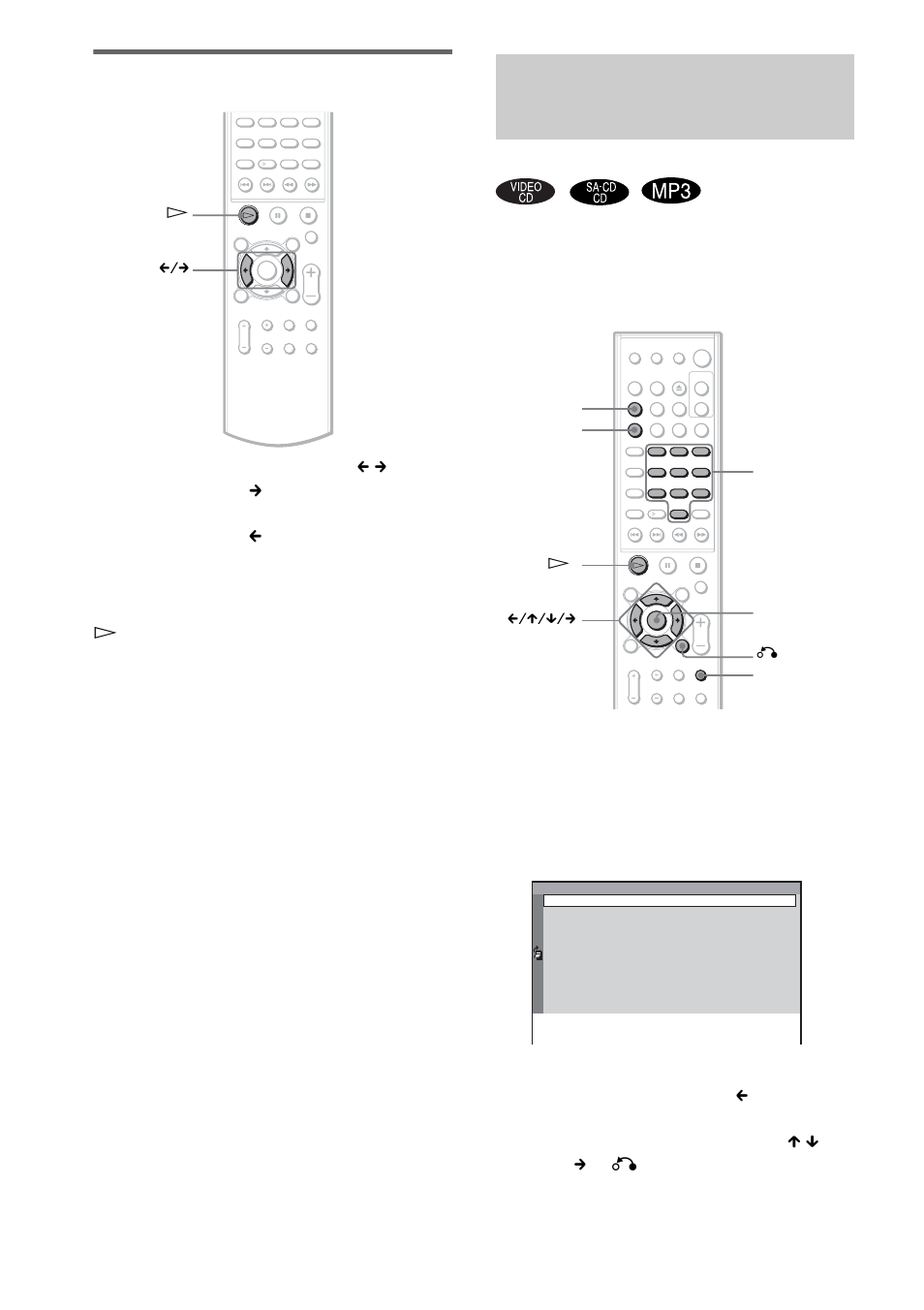 Creating your own program, Program play), Or o return to return to the track list | Sony DAV-SB500W User Manual | Page 38 / 96