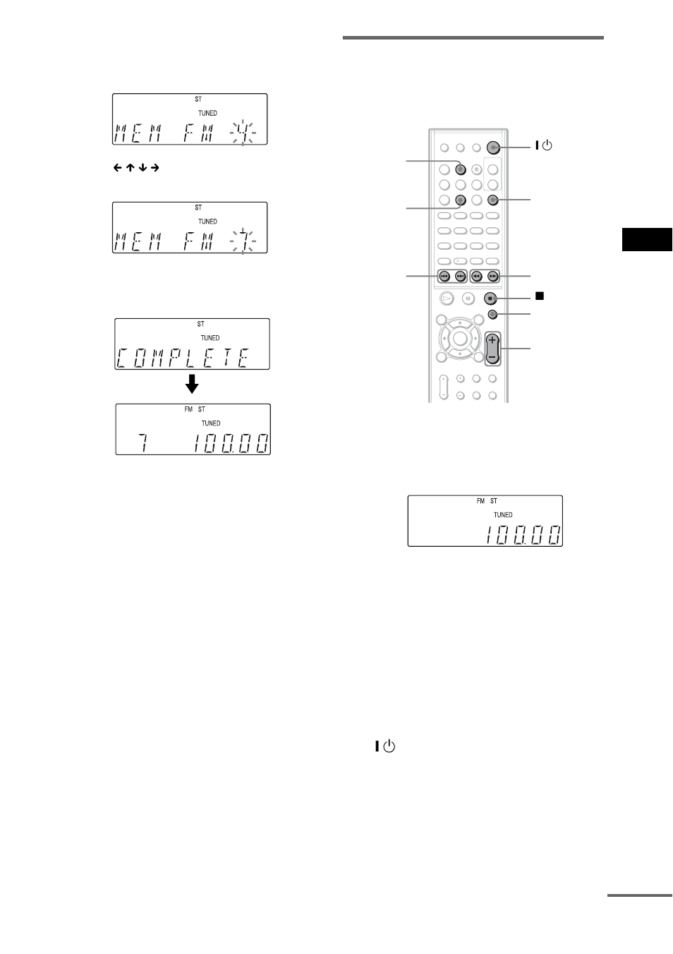 Listening to the radio | Sony DAV-SB500W User Manual | Page 67 / 96
