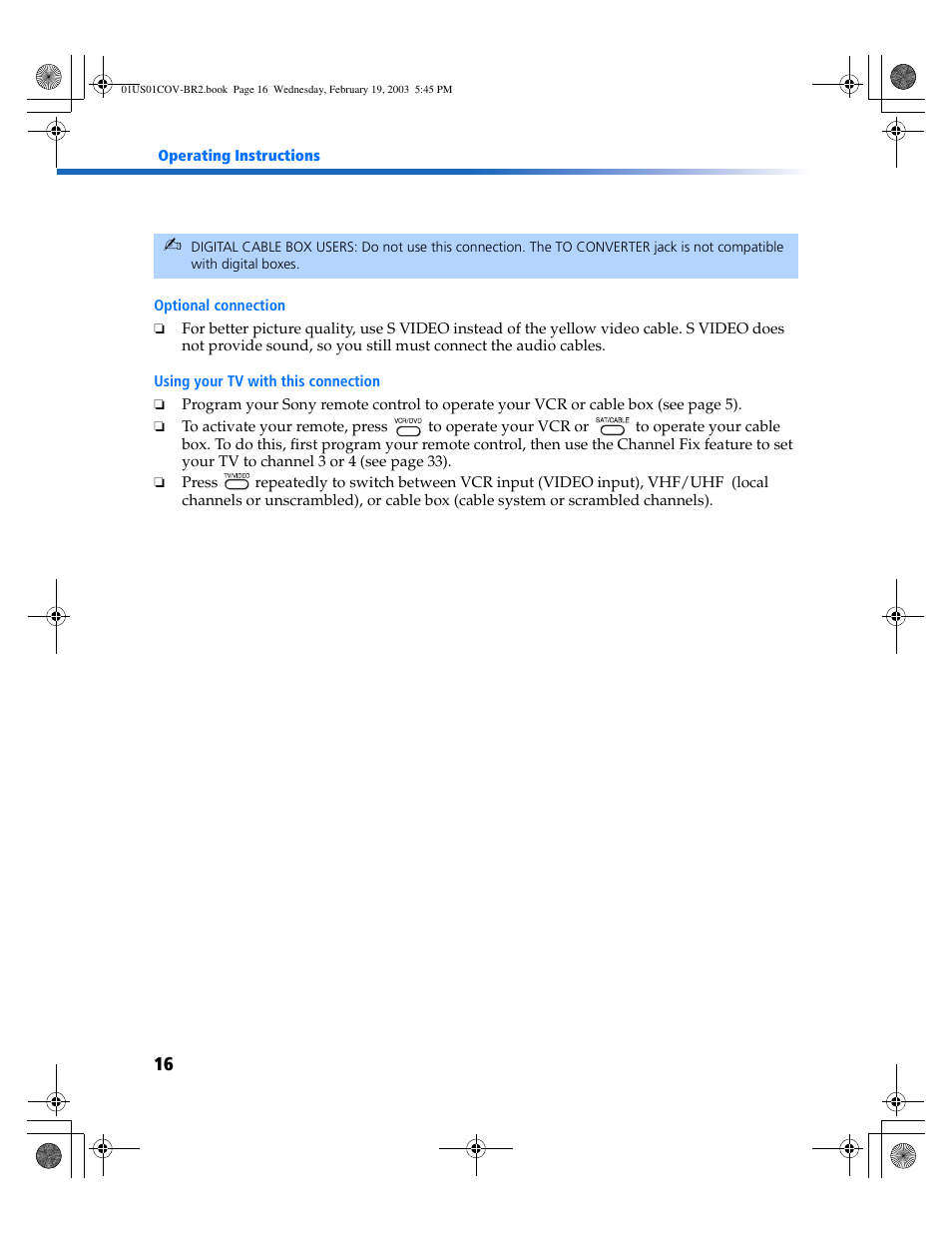 Sony KV-27FV310 User Manual | Page 24 / 68