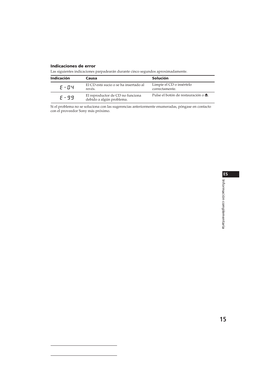 Sony CDX-3160 User Manual | Page 29 / 59