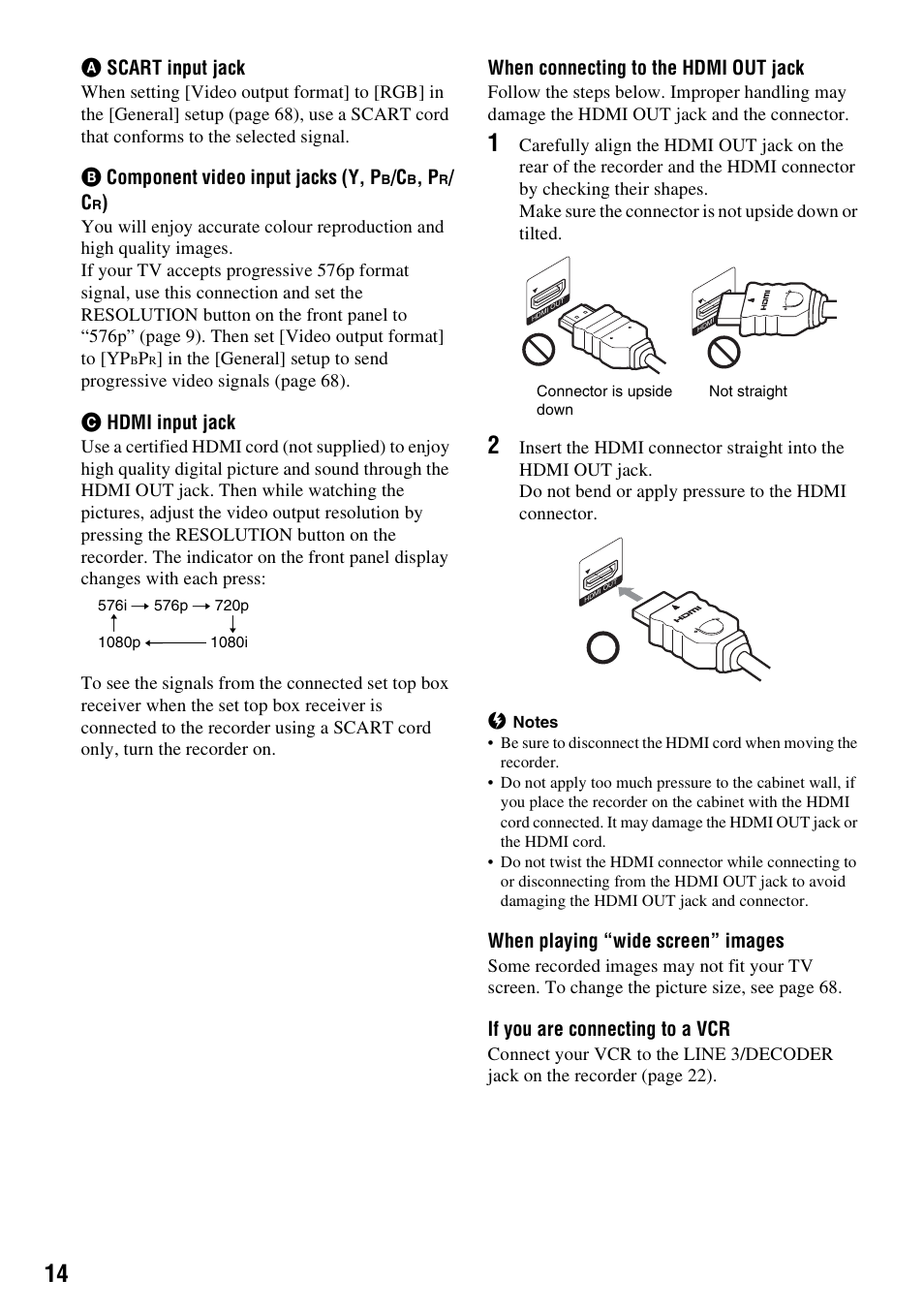 Sony RDR-GX380 User Manual | Page 14 / 92