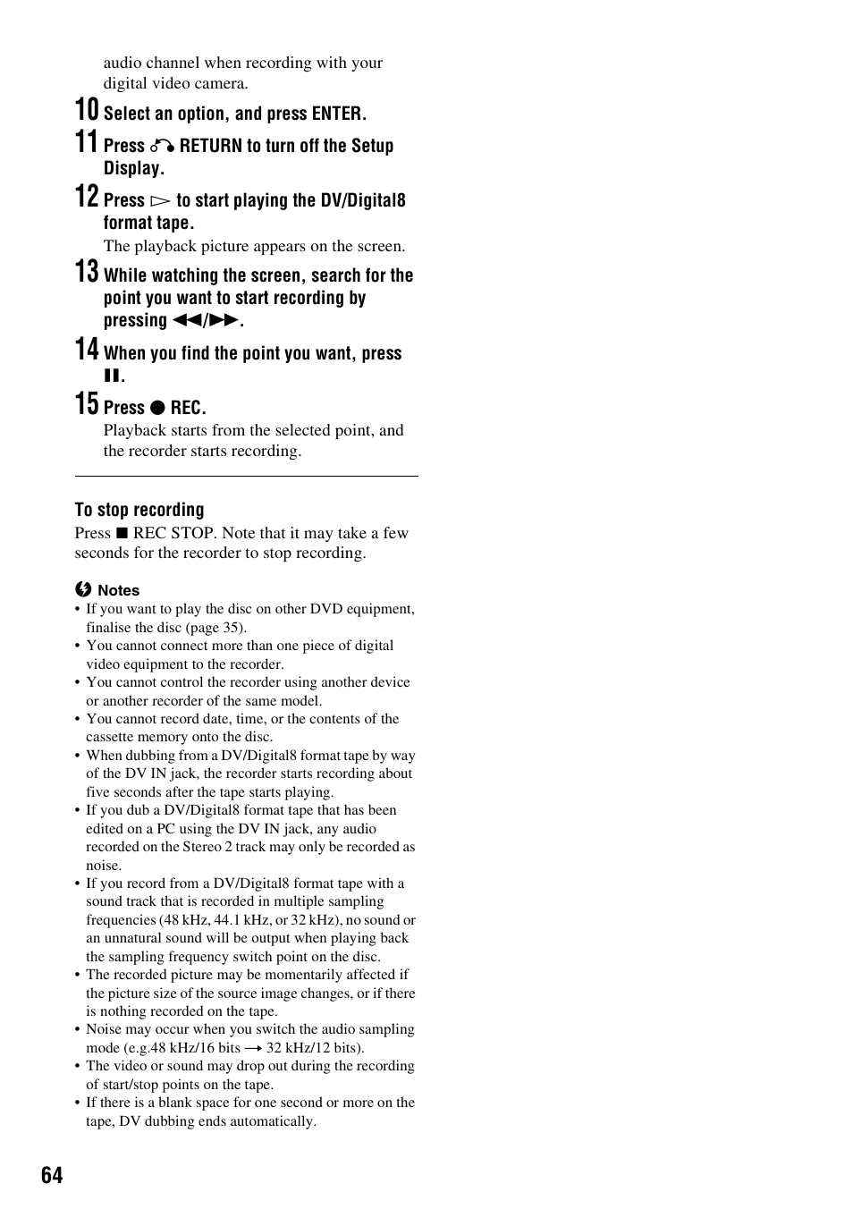 Sony RDR-GX380 User Manual | Page 64 / 92