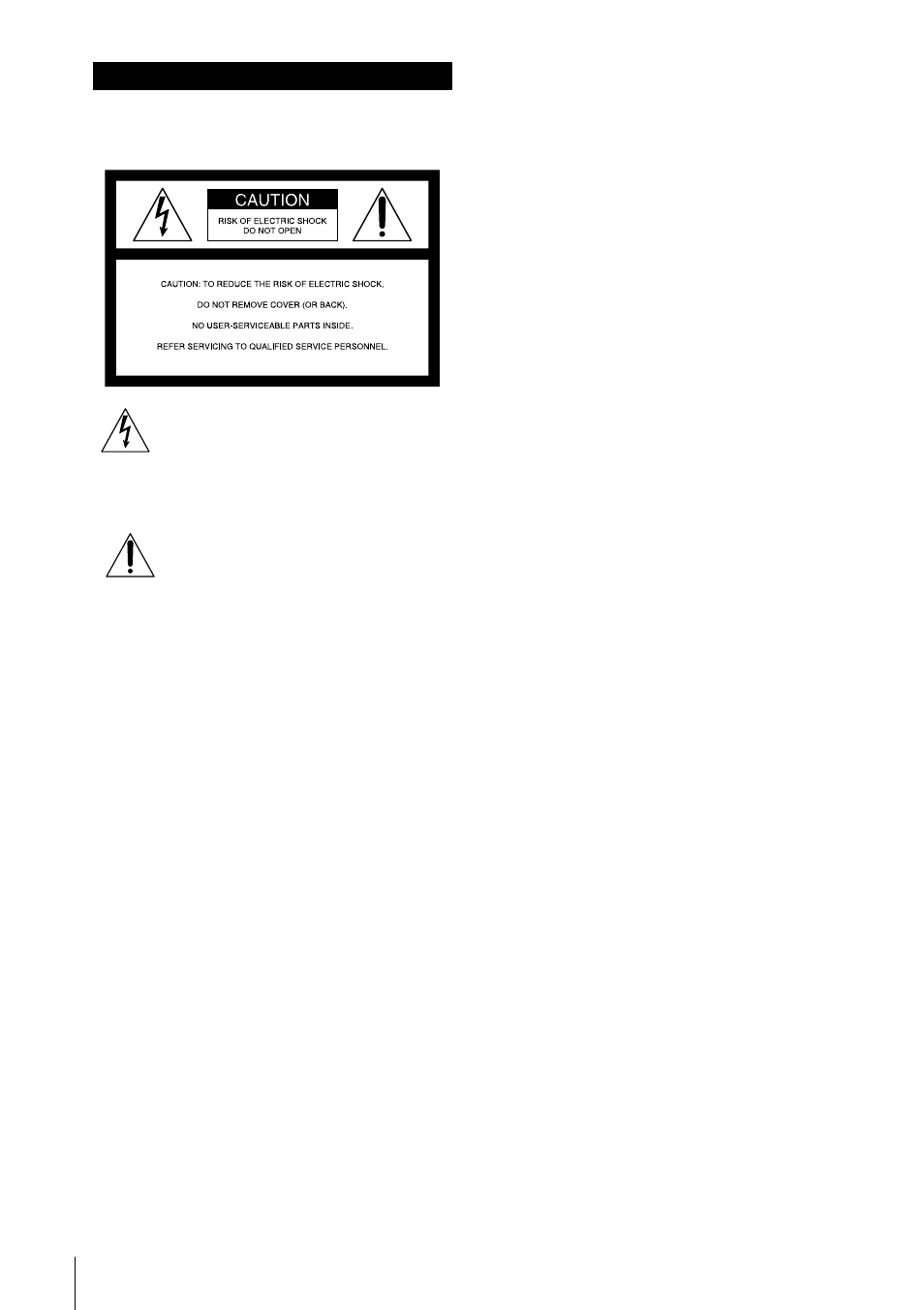 Warning | Sony SLV-669HF User Manual | Page 2 / 68