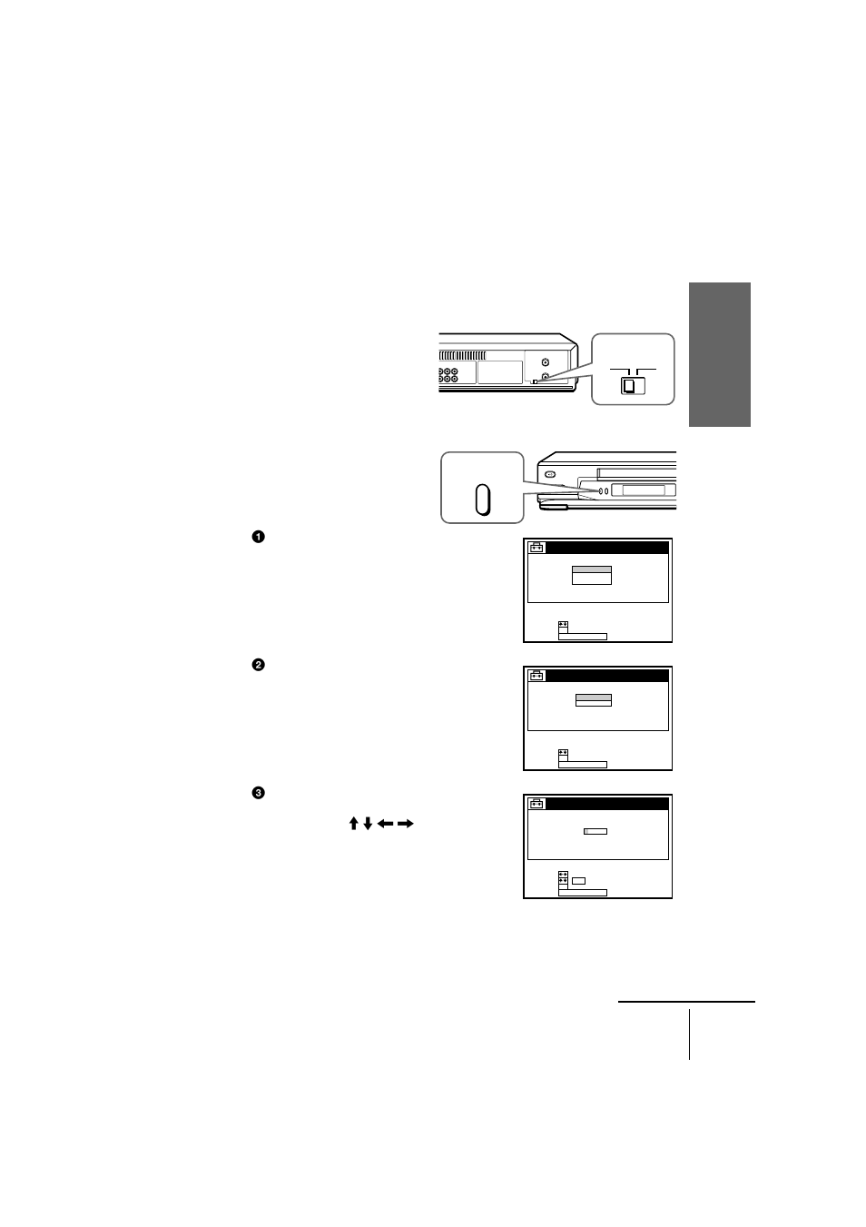 Hookup 3 : vcr setup, Getti ng sta rted | Sony N71 User Manual | Page 19 / 108