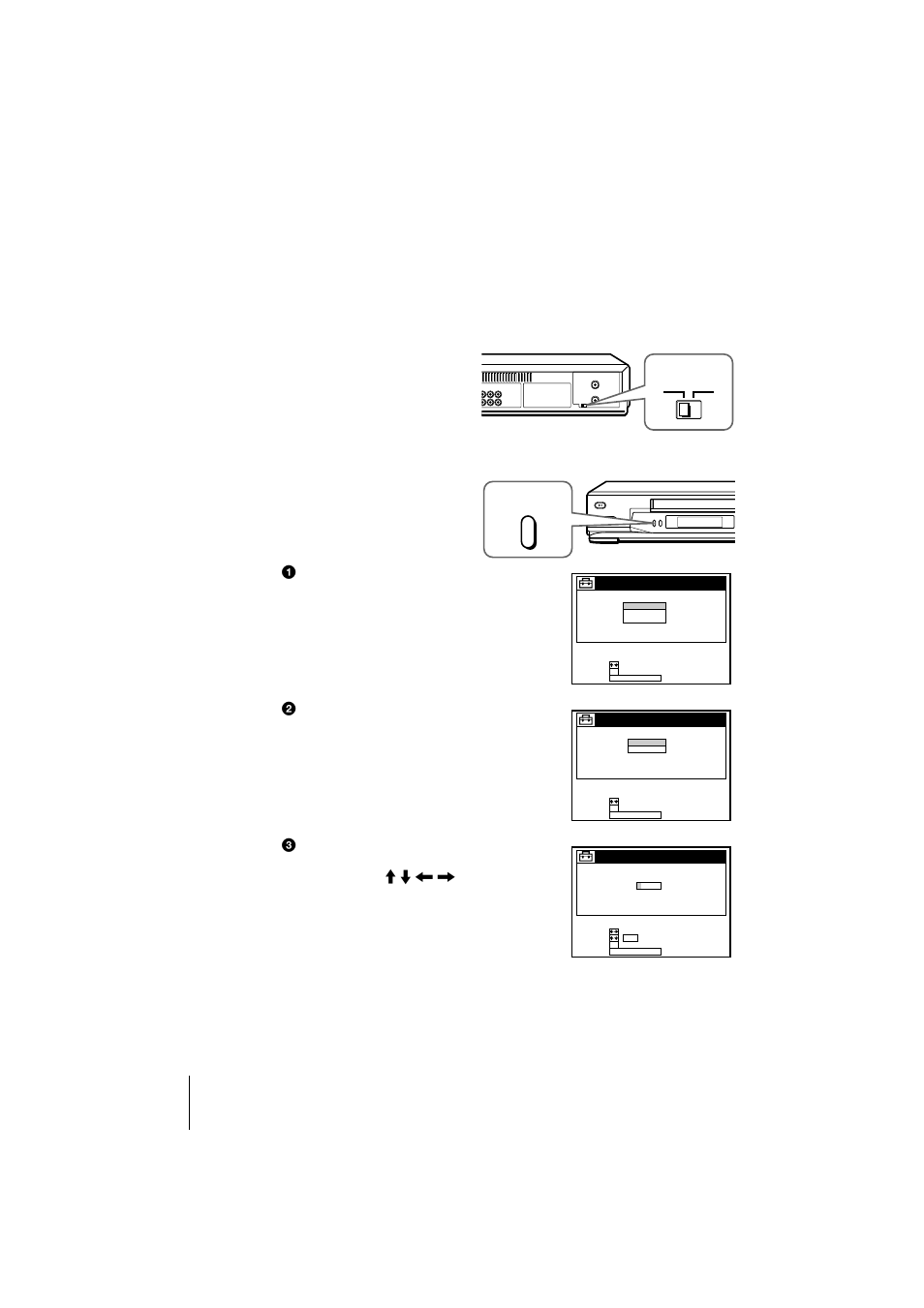 Hookup 4 : vcr setup | Sony N71 User Manual | Page 22 / 108