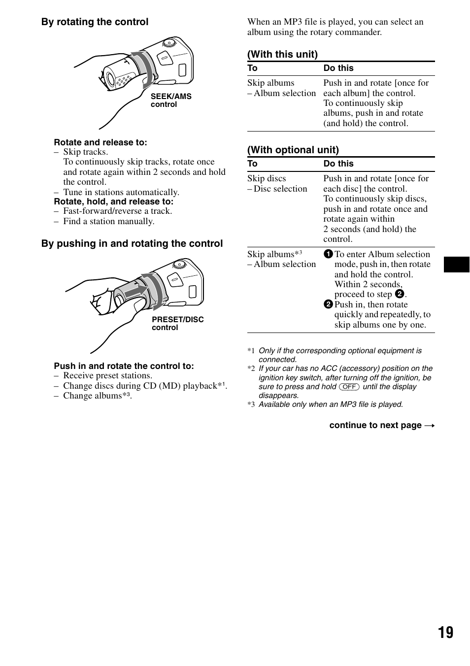 Sony CDX-F5500X User Manual | Page 19 / 84