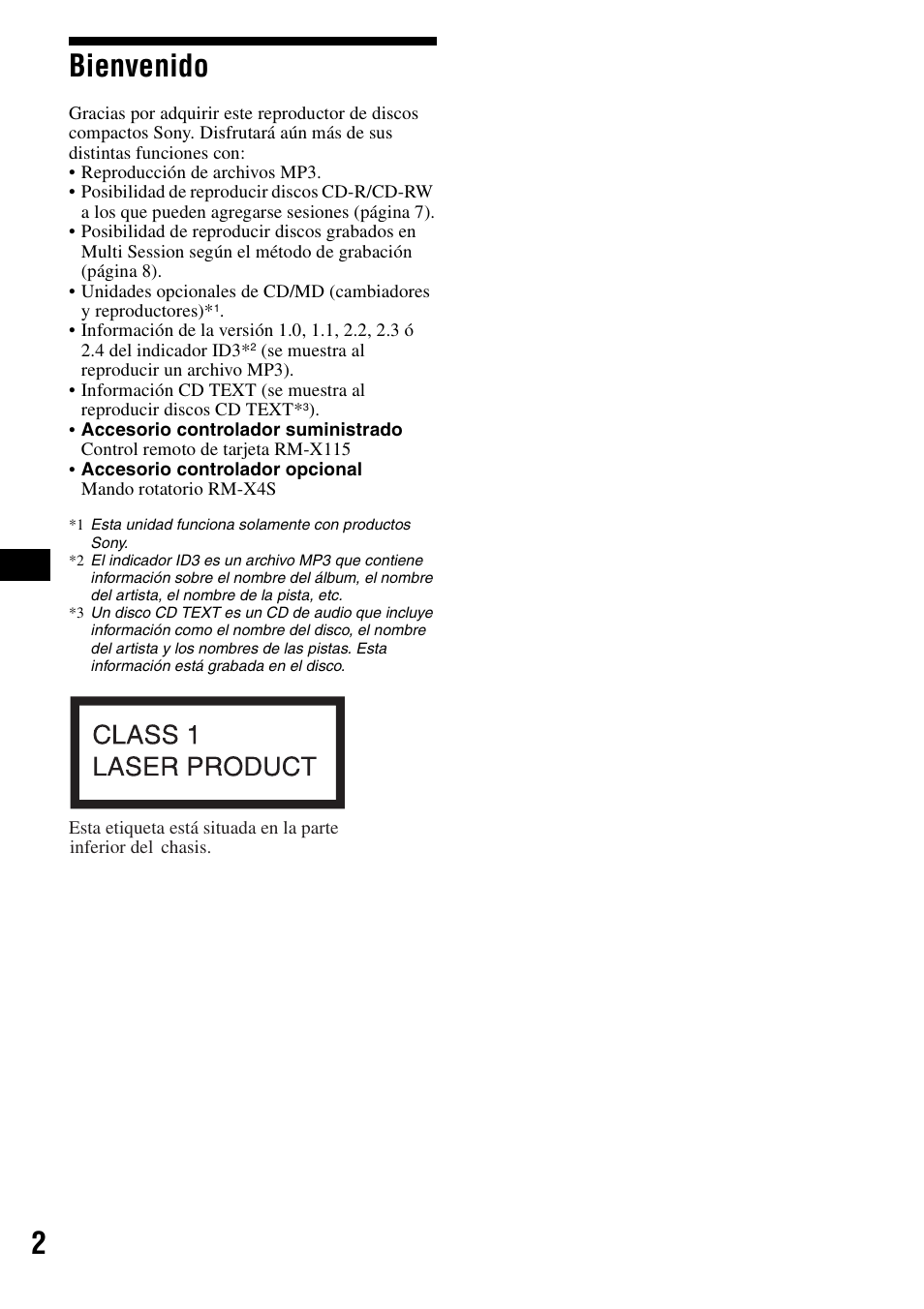 2bienvenido | Sony CDX-F5500X User Manual | Page 30 / 84