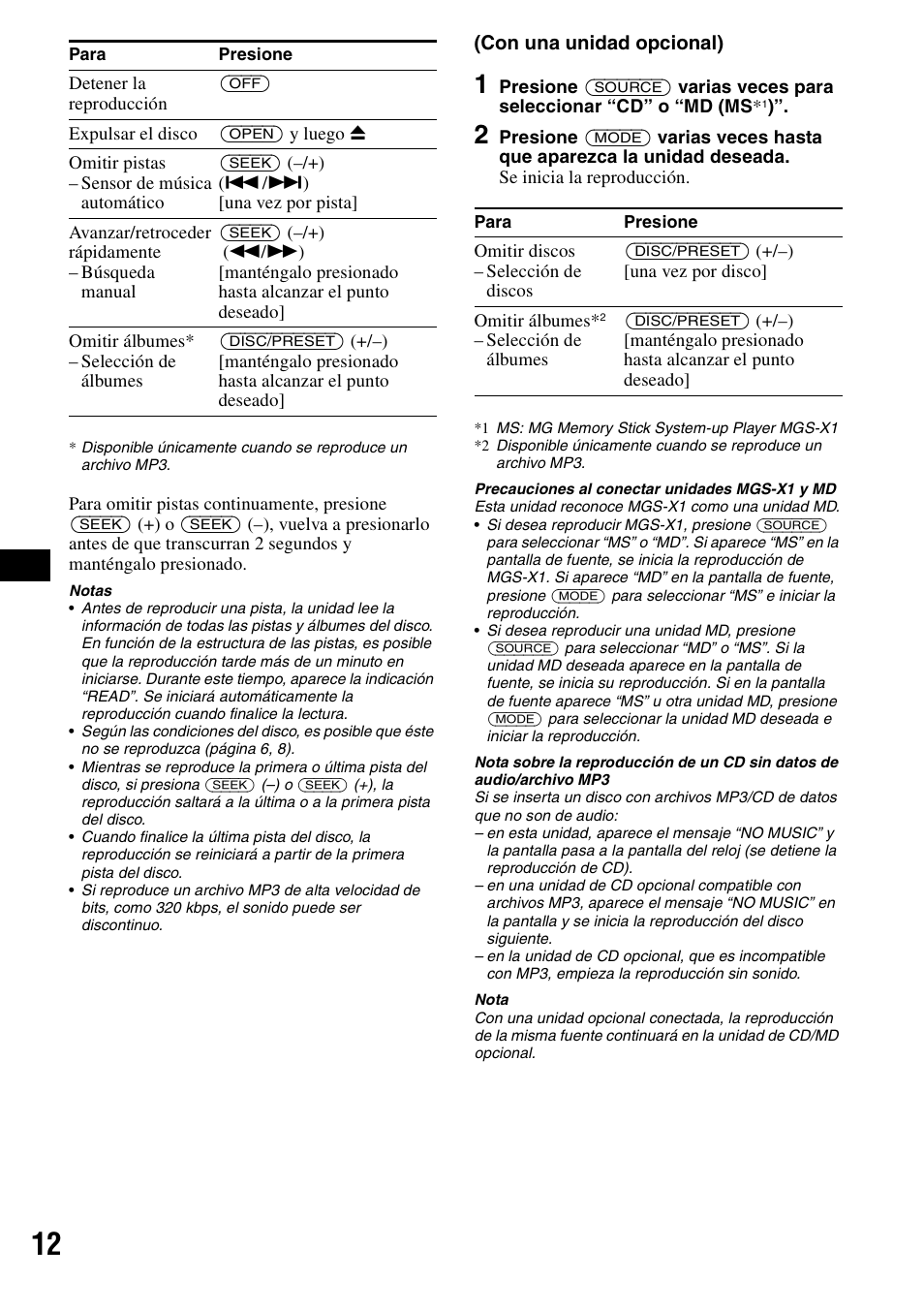 Sony CDX-F5500X User Manual | Page 40 / 84