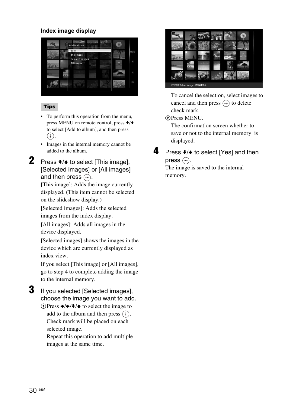 Sony S-FRAME DPF-V900 User Manual | Page 30 / 56