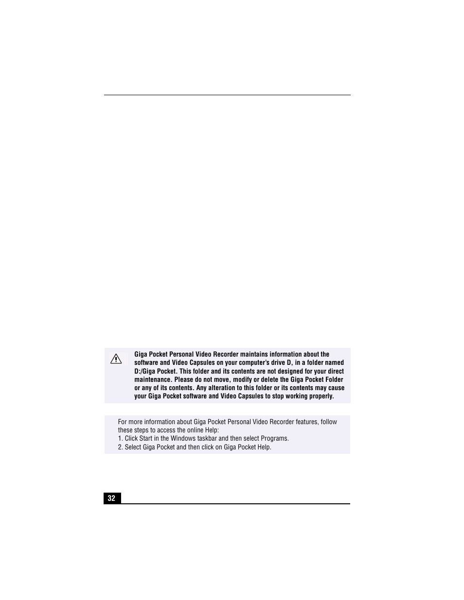 Sony VAIO PCV-RX490TV User Manual | Page 34 / 142