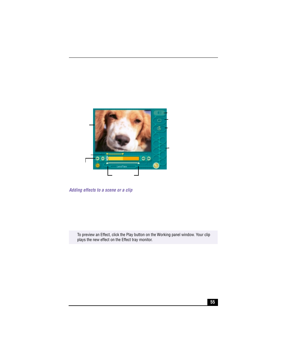 Editing clips and scenes | Sony VAIO PCV-RX490TV User Manual | Page 57 / 142