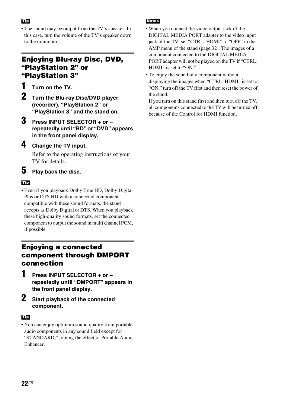 Sony 4-129-925-11(1) User Manual | Page 22 / 48