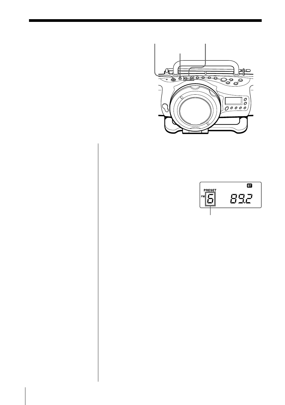 Playing preset radio stations | Sony ZS-X7 User Manual | Page 16 / 36