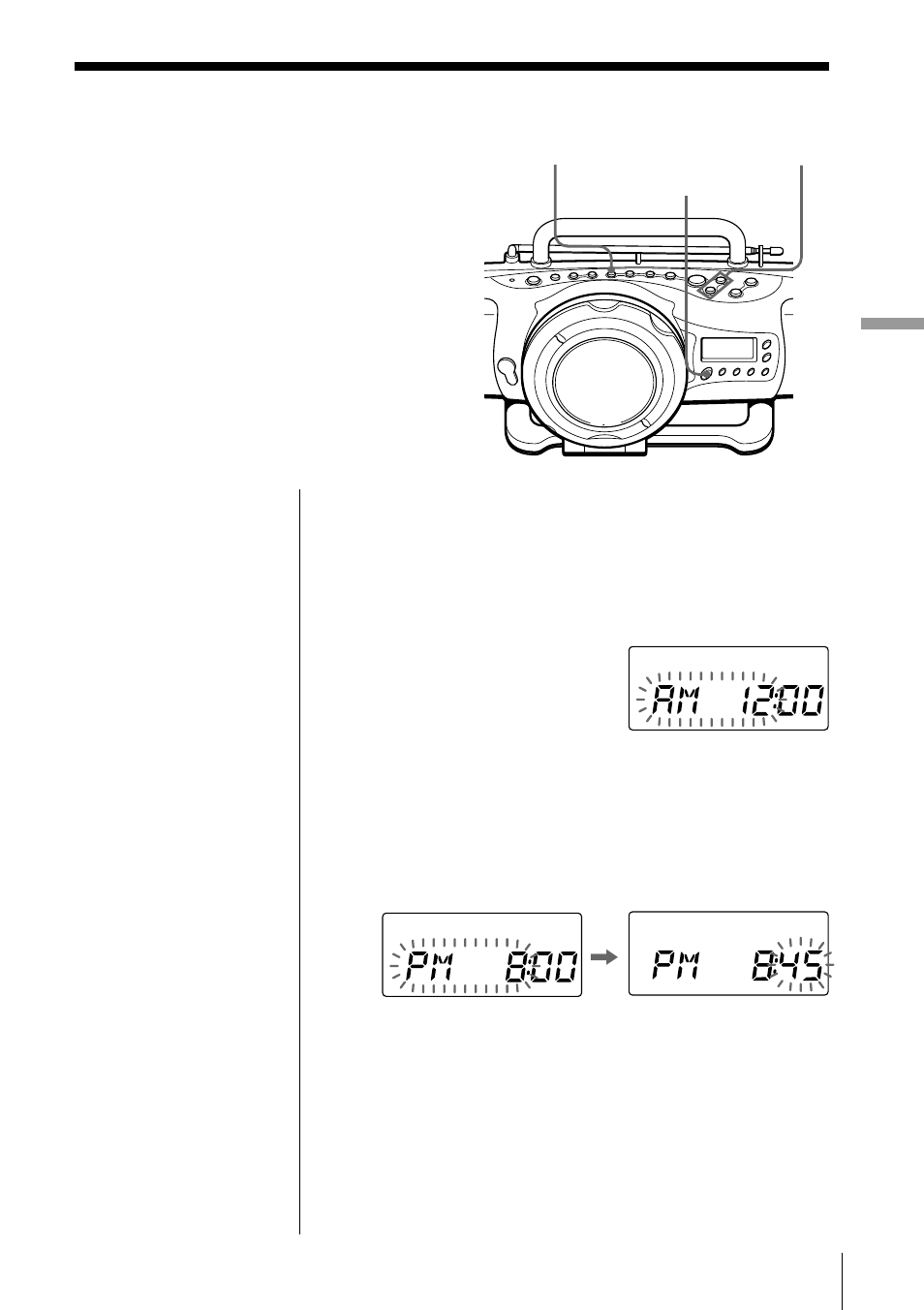 The timer, Setting the clock | Sony ZS-X7 User Manual | Page 17 / 36