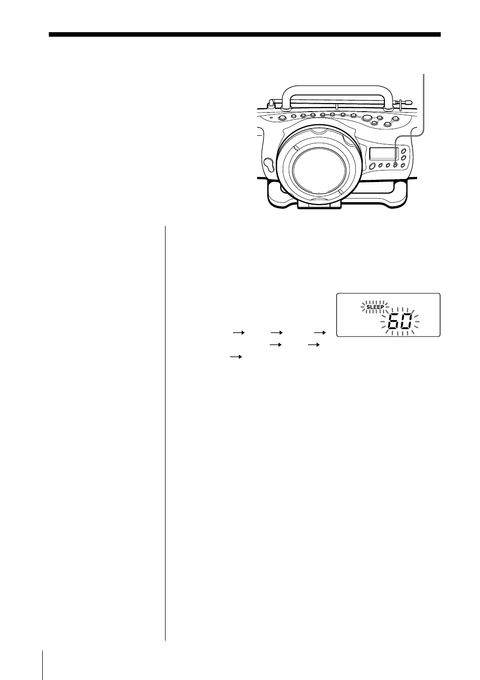 Falling asleep to music | Sony ZS-X7 User Manual | Page 20 / 36