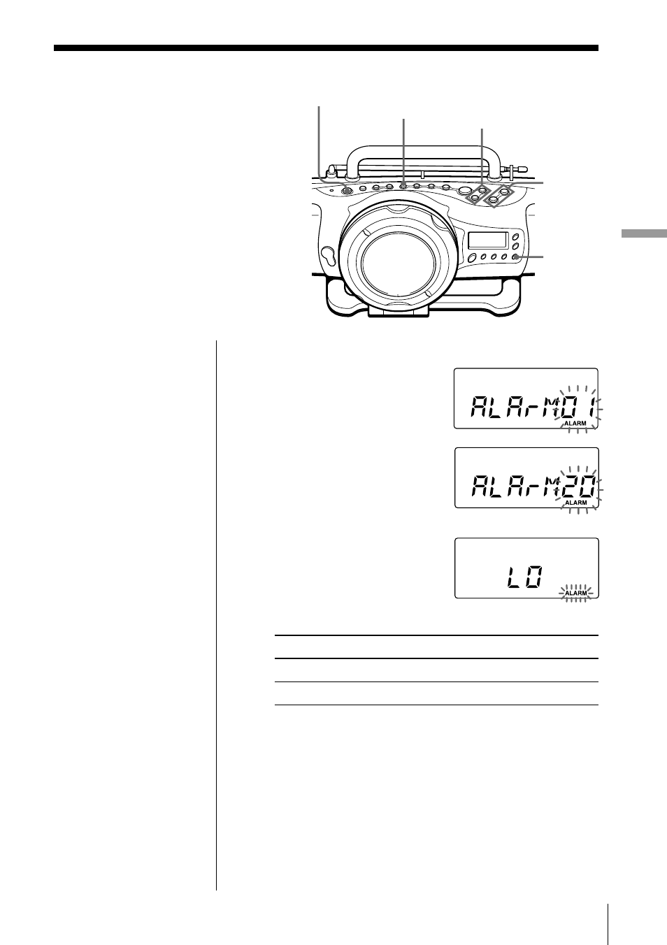 Using the countdown timer | Sony ZS-X7 User Manual | Page 21 / 36