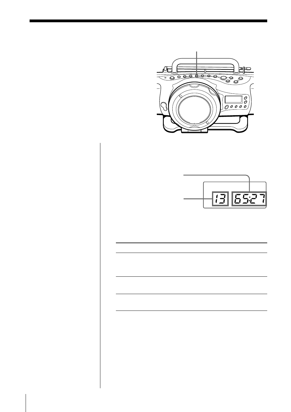 The cd player, Using the display | Sony ZS-X7 User Manual | Page 8 / 36