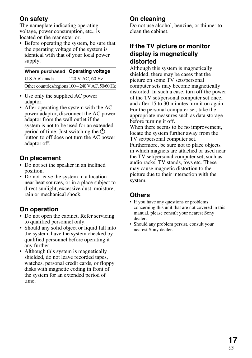 Sony SRS-BTM30 User Manual | Page 17 / 64