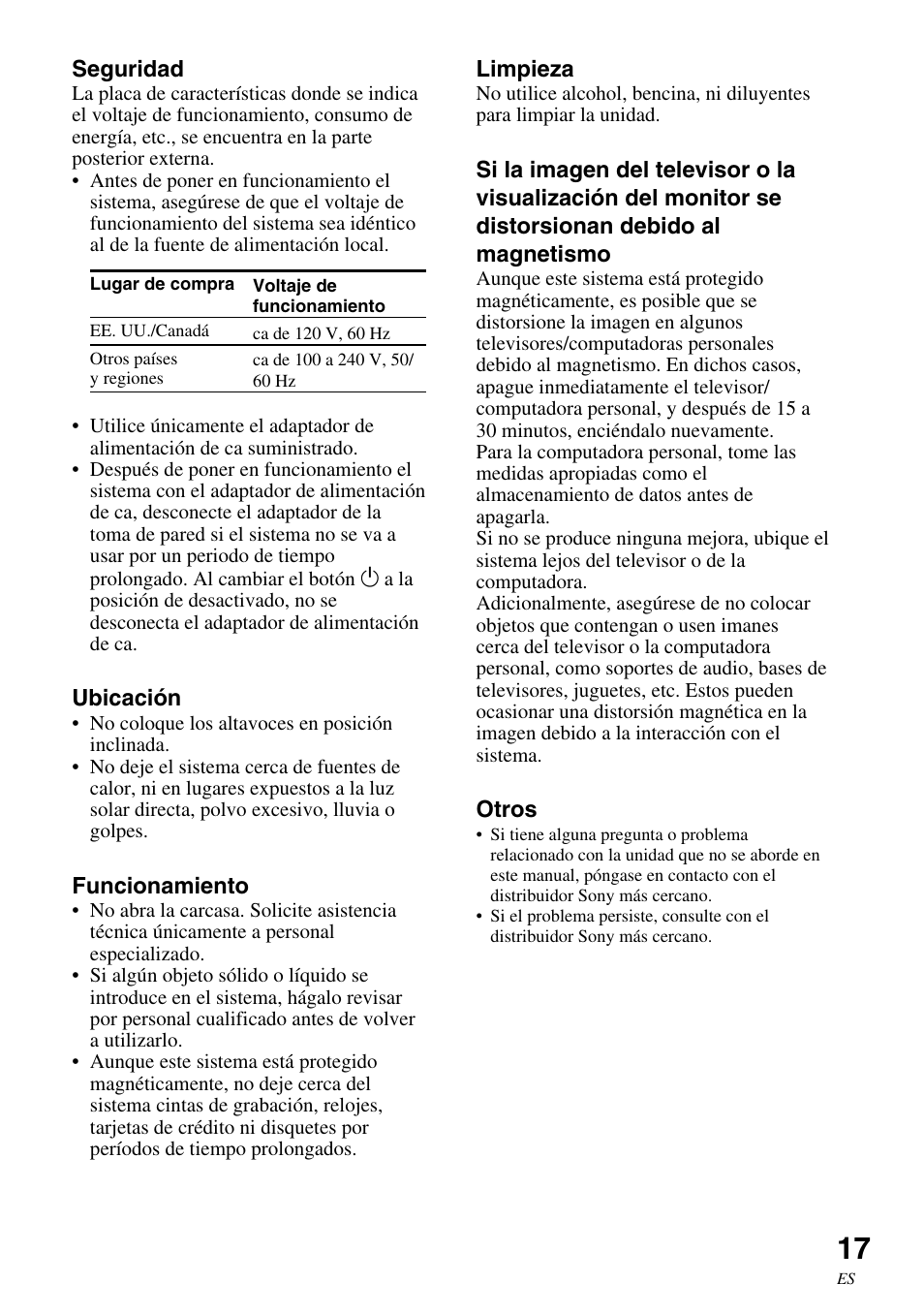 Sony SRS-BTM30 User Manual | Page 57 / 64