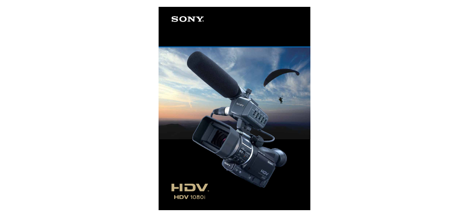 Sony HVR-A1P User Manual | 10 pages