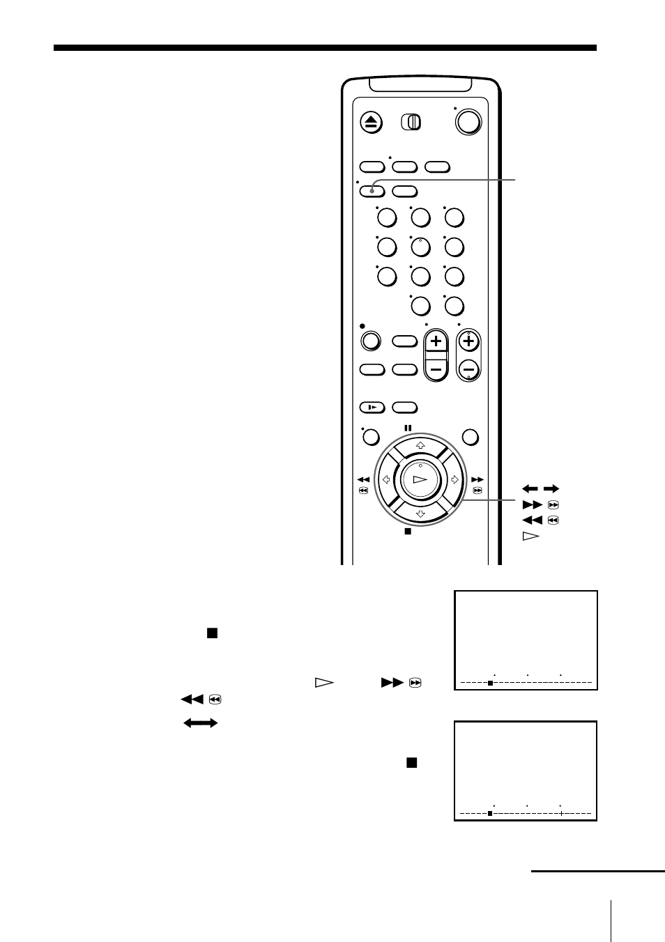 Searching for a selected point on the tape | Sony SLV-469 User Manual | Page 35 / 56