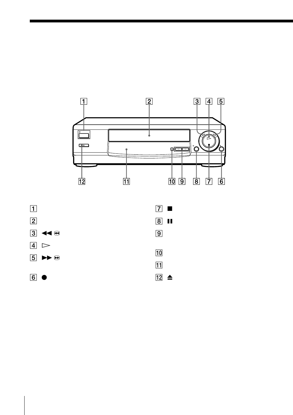 Index to parts and controls | Sony SLV-469 User Manual | Page 50 / 56