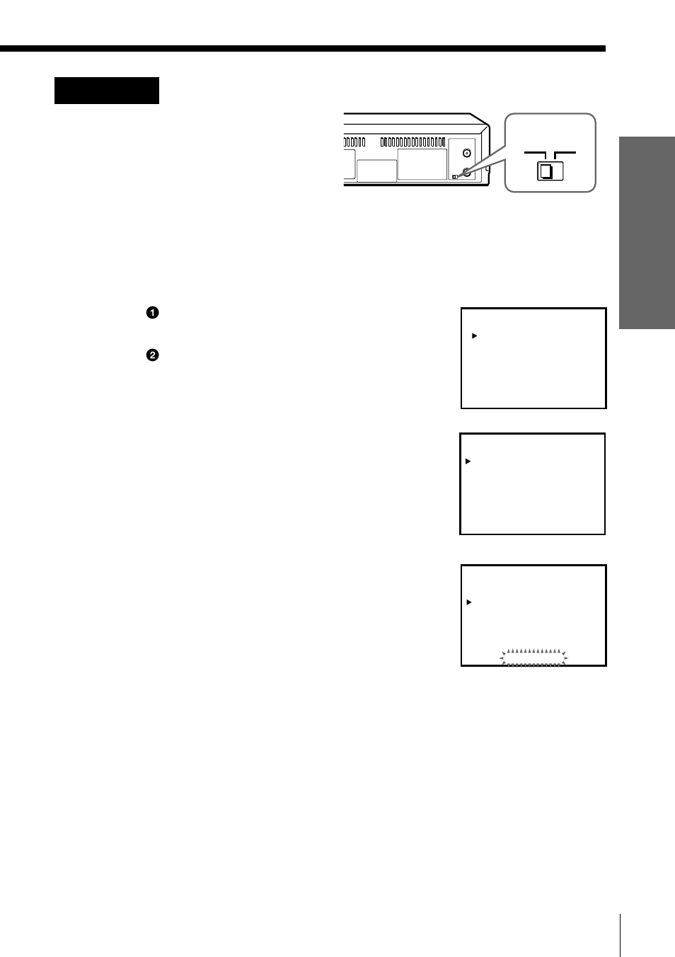 Hookup 1: vcr setup, Getting started | Sony SLV-469 User Manual | Page 9 / 56