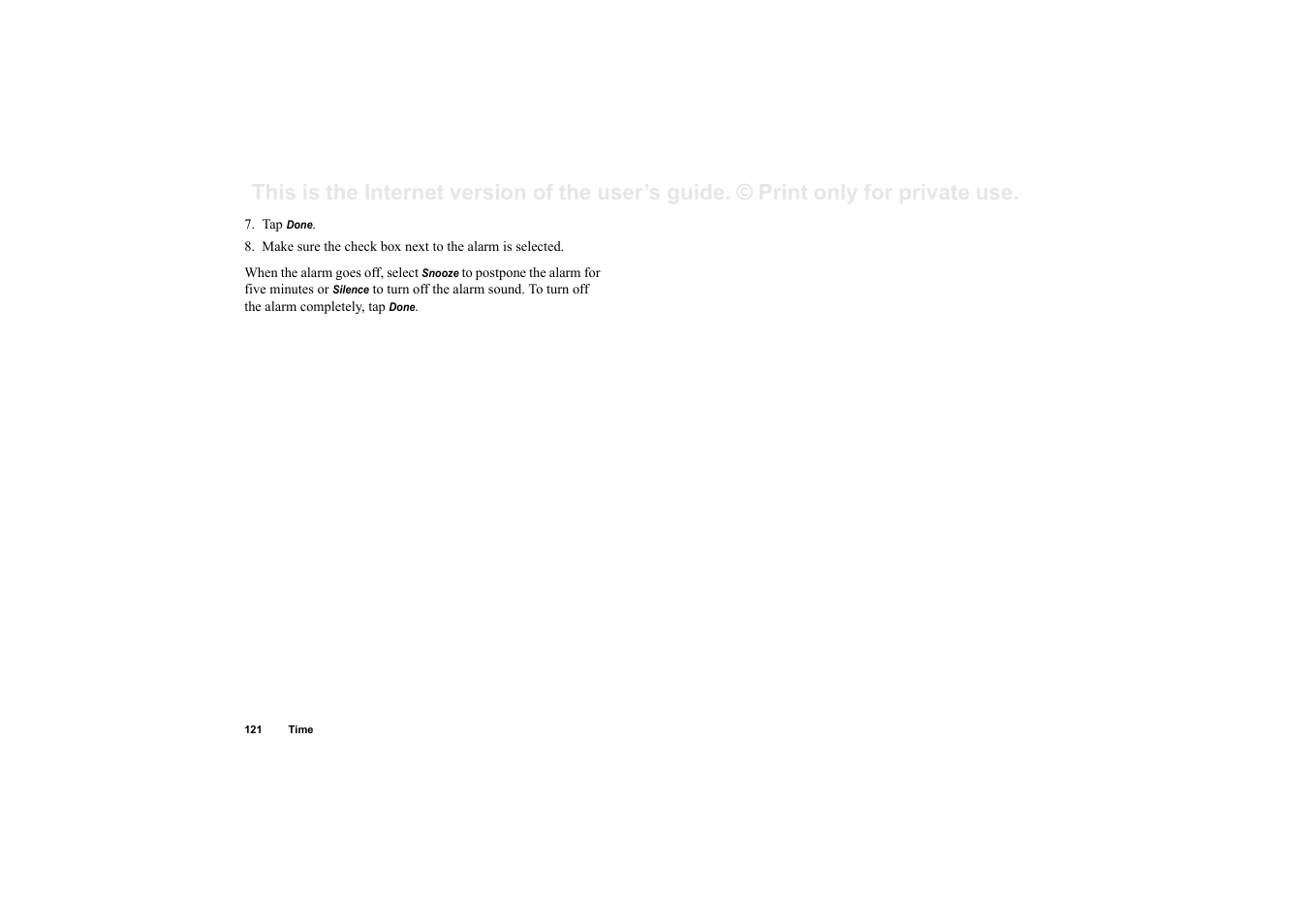 Sony P910a User Manual | Page 121 / 205