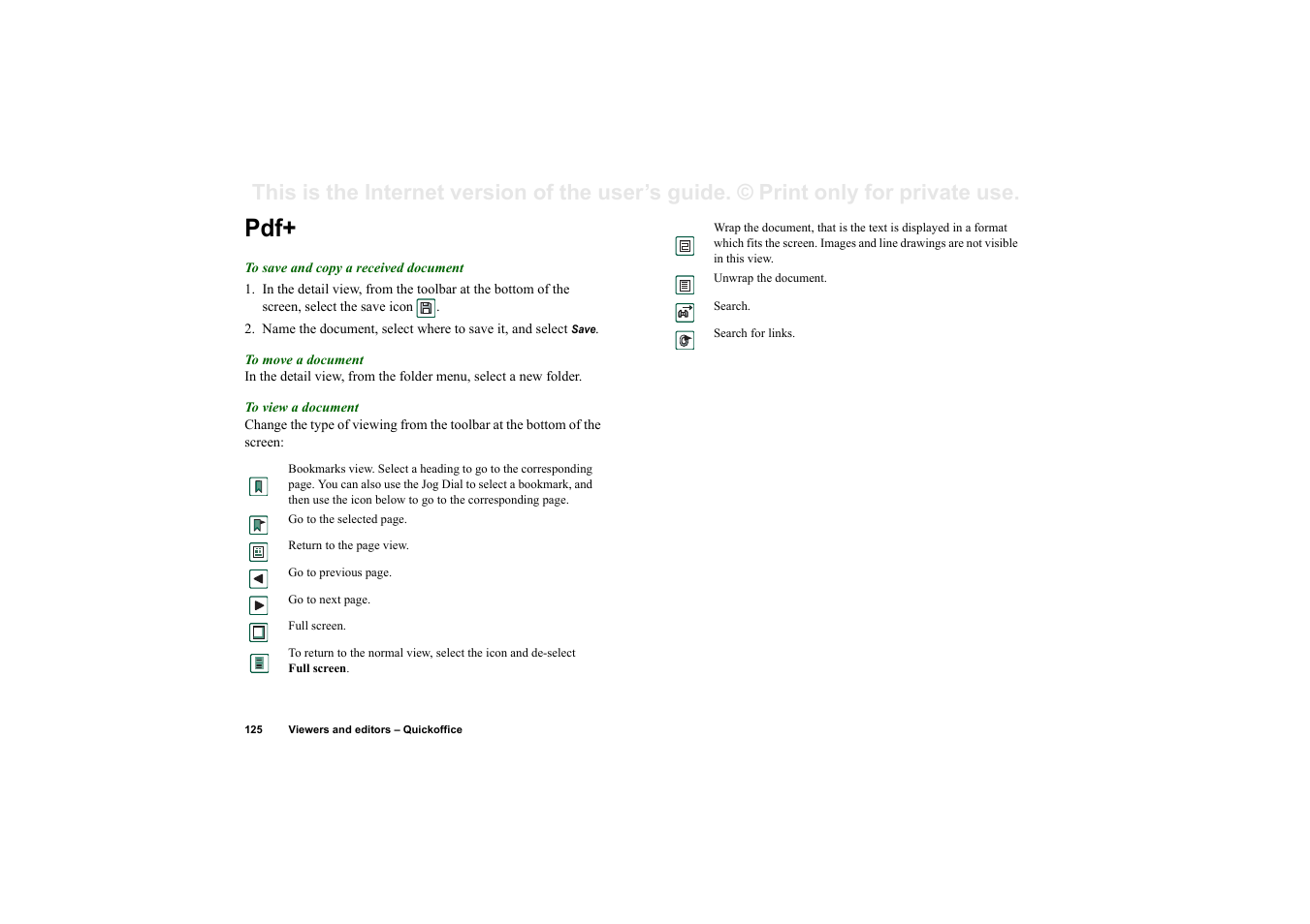 Sony P910a User Manual | Page 125 / 205