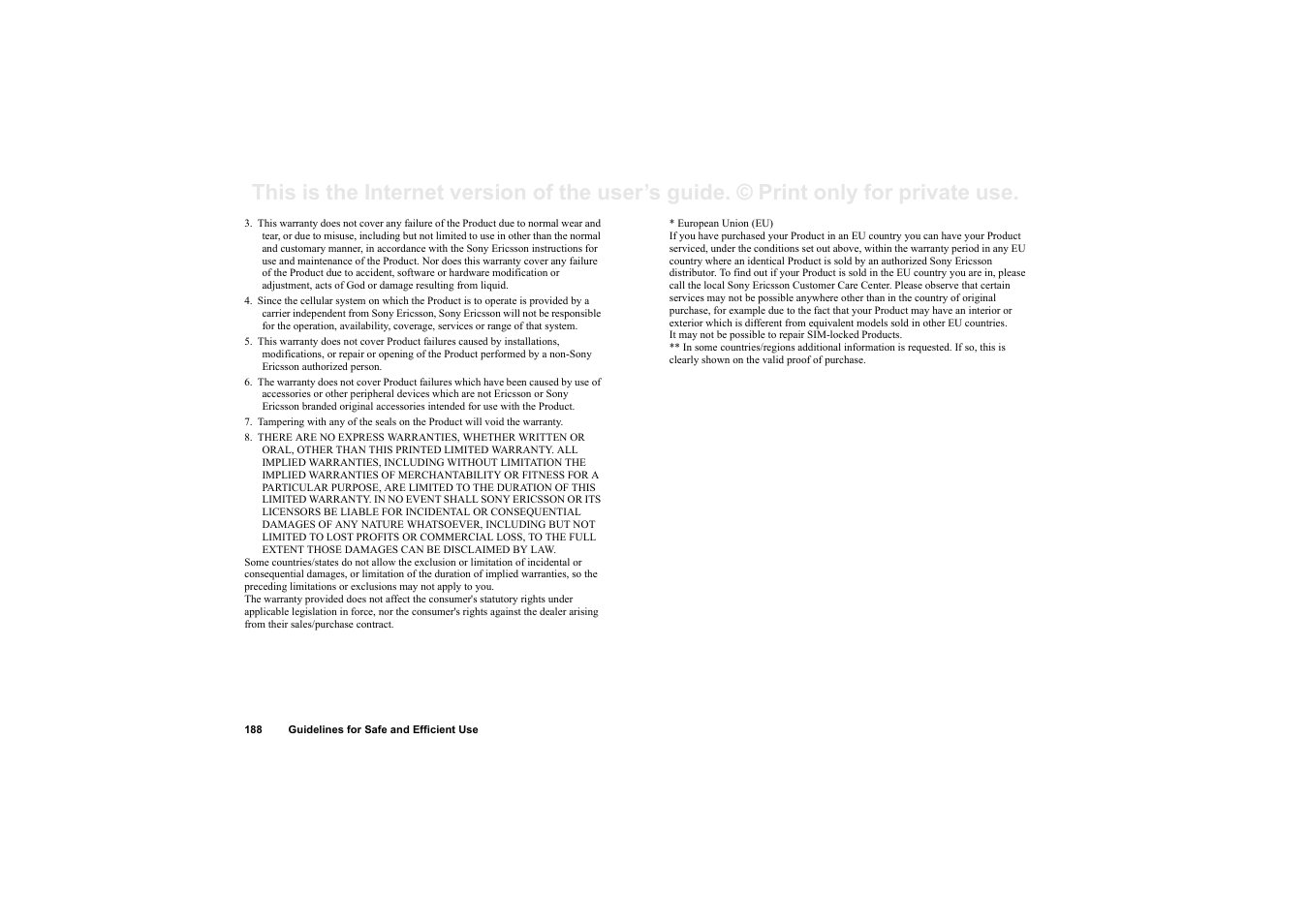 Sony P910a User Manual | Page 188 / 205