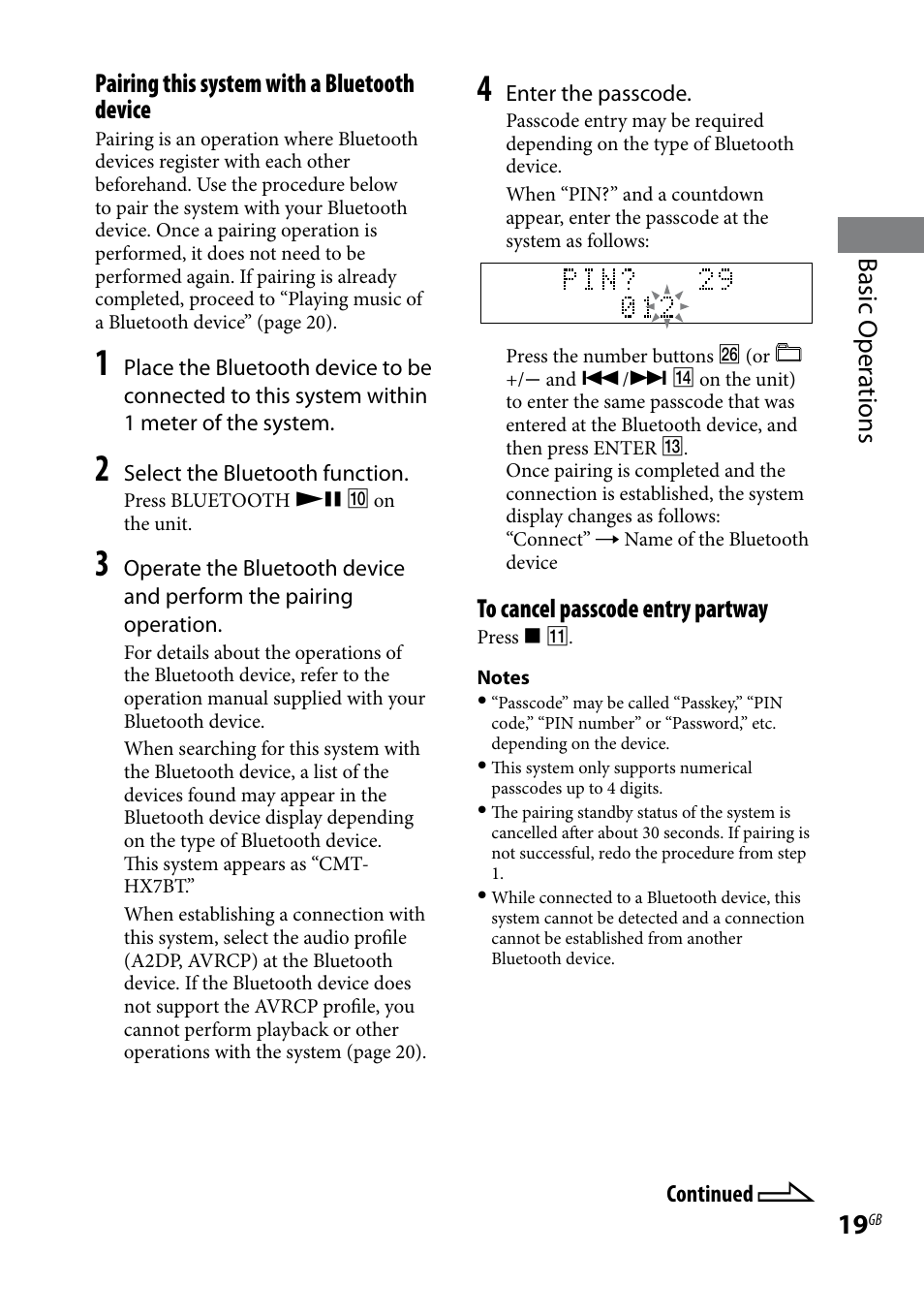 Sony CMT-HX7BT User Manual | Page 19 / 40