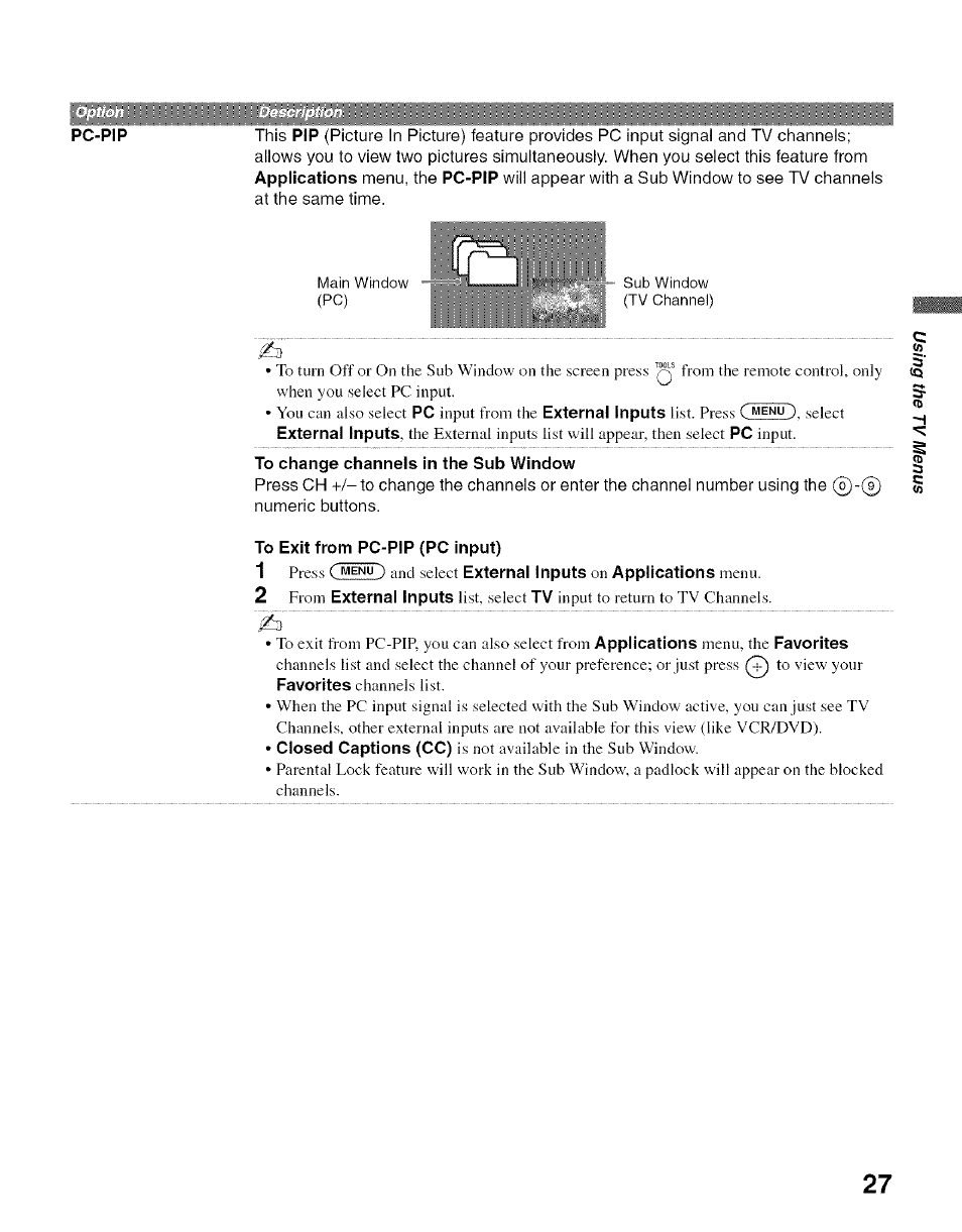 Sony Bravia KDL- 32ML 13fi User Manual | Page 27 / 48