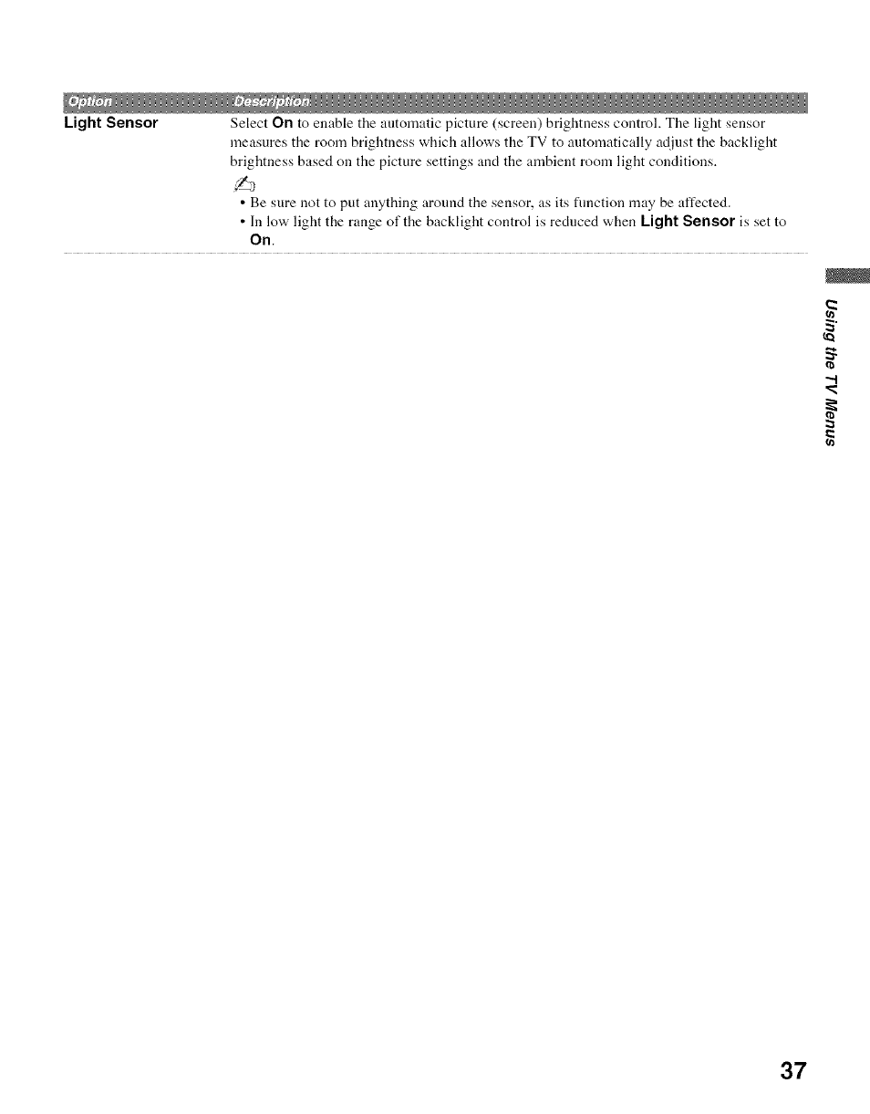 Sony Bravia KDL- 32ML 13fi User Manual | Page 37 / 48
