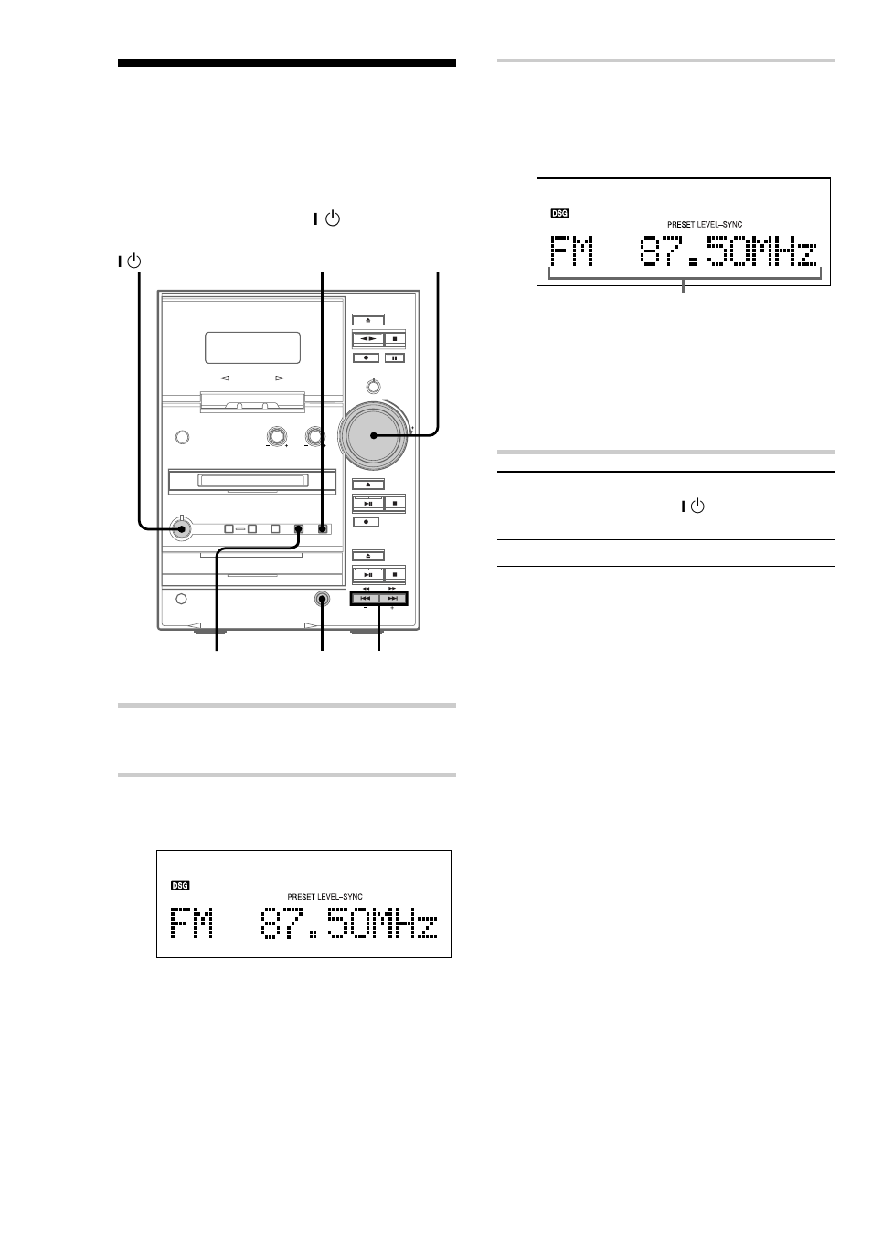 Listening to the radio — preset tuning, Listening to the radio | Sony CMT-CP33MD User Manual | Page 18 / 88