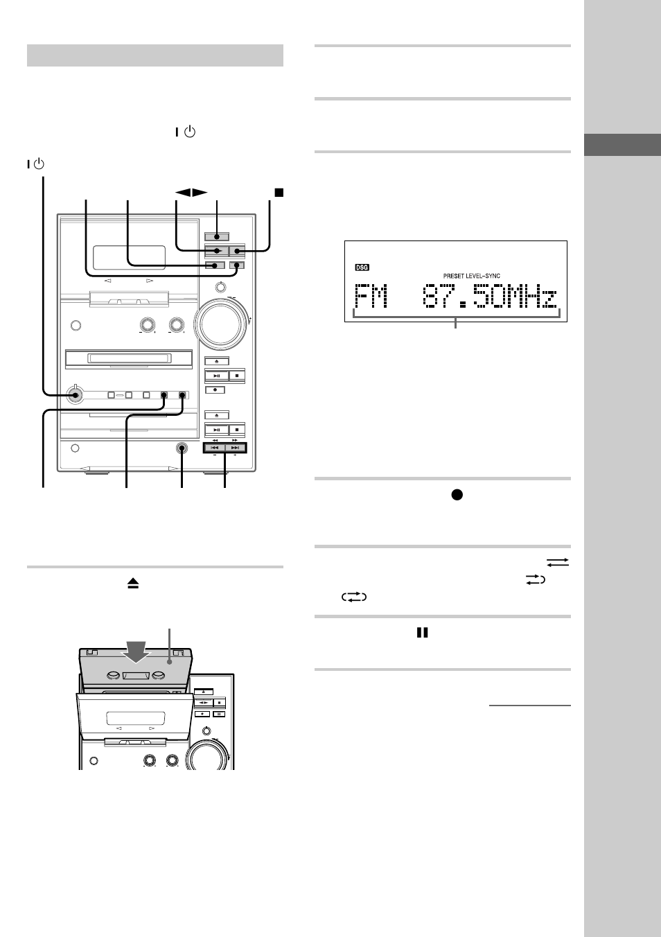 Recording on a tape | Sony CMT-CP33MD User Manual | Page 21 / 88