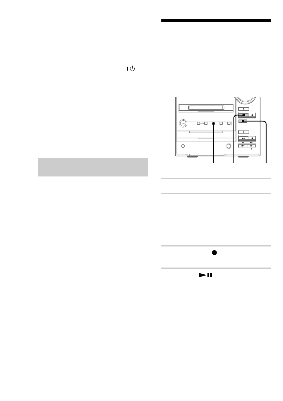 Recording on an md manually — manual recording, Recording on an md manually, Labeling titles during recording | Sony CMT-CP33MD User Manual | Page 34 / 88