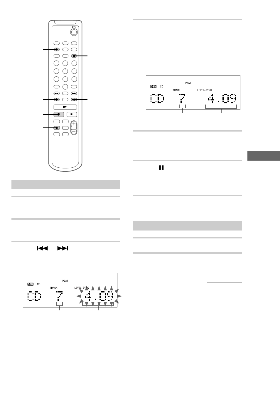 Selecting the tracks, Recording on a tape | Sony CMT-CP33MD User Manual | Page 57 / 88