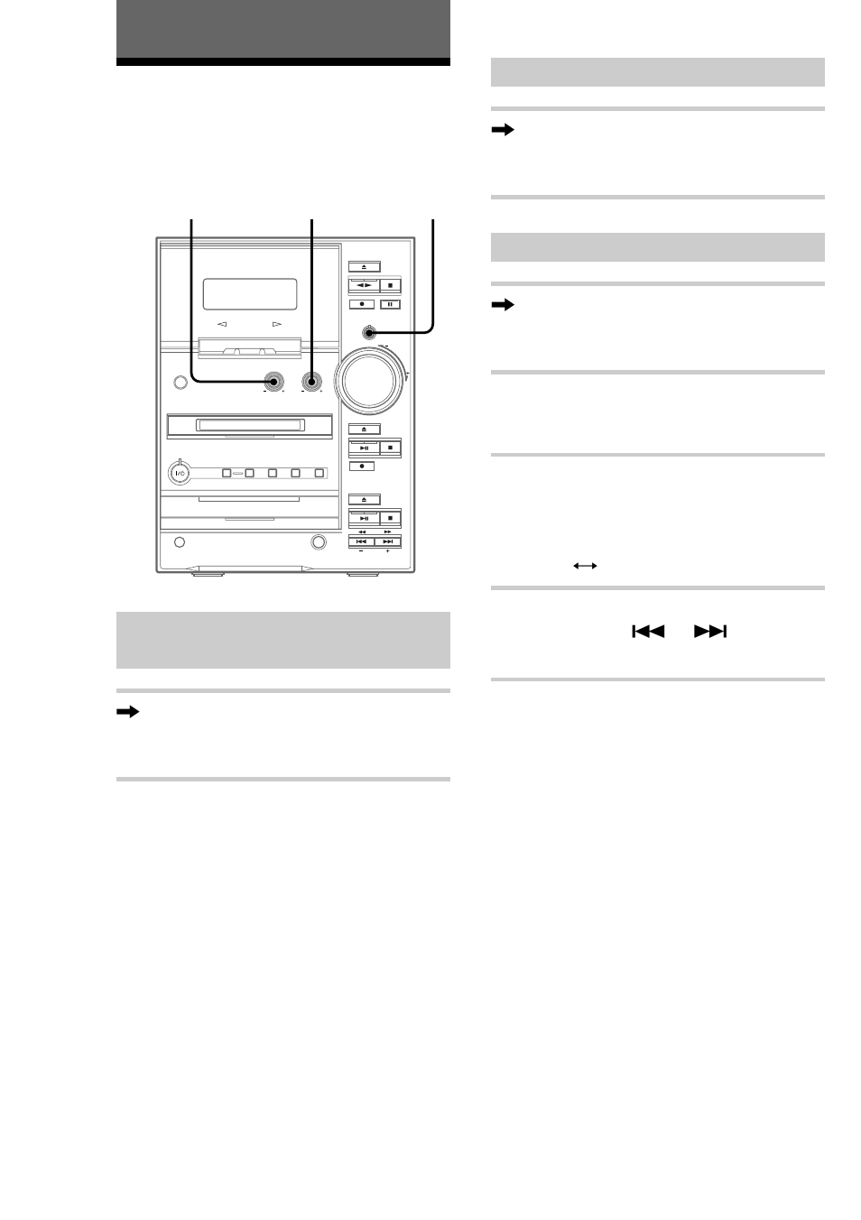 Other features, Adjusting the sound, 62 other features | Generating a more dynamic sound, Adjusting the bass, Adjusting the treble | Sony CMT-CP33MD User Manual | Page 62 / 88