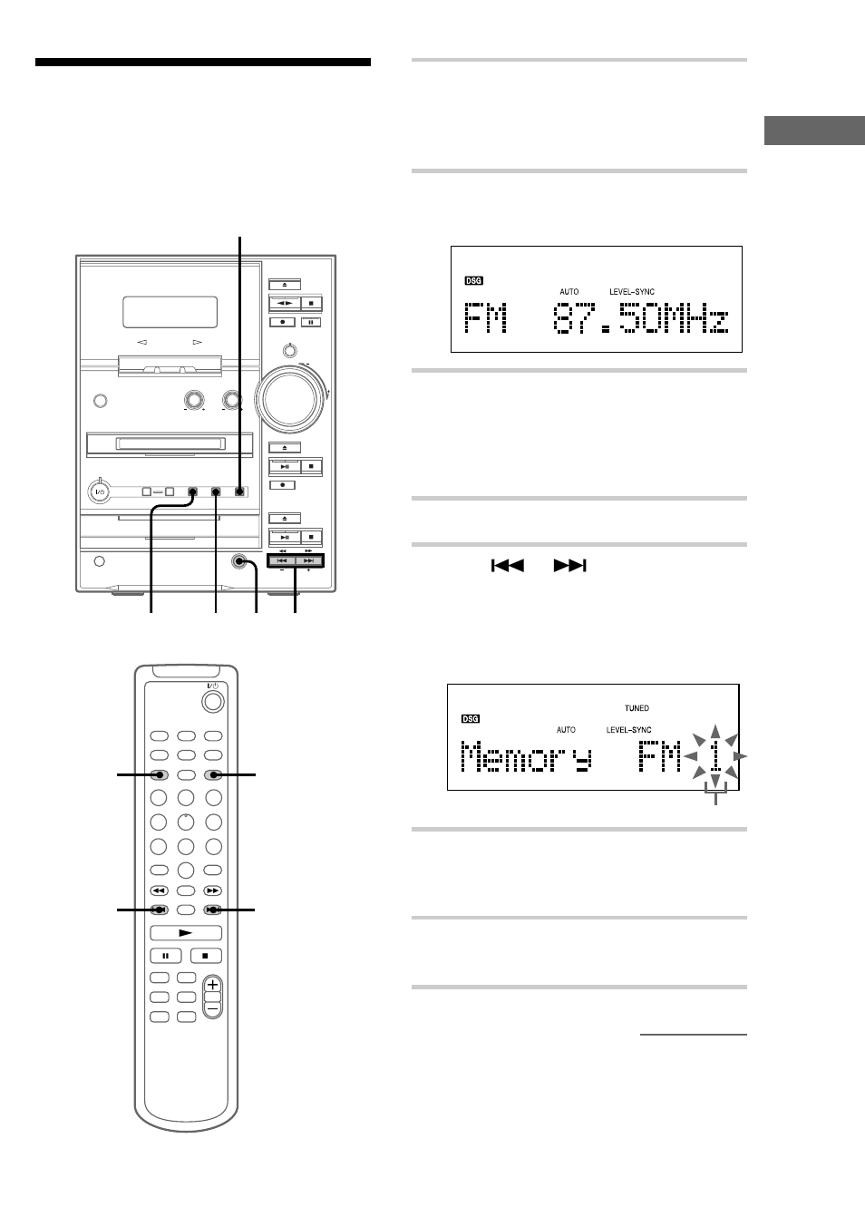 Step 3: presetting radio stations | Sony CMT-CP33MD User Manual | Page 7 / 88