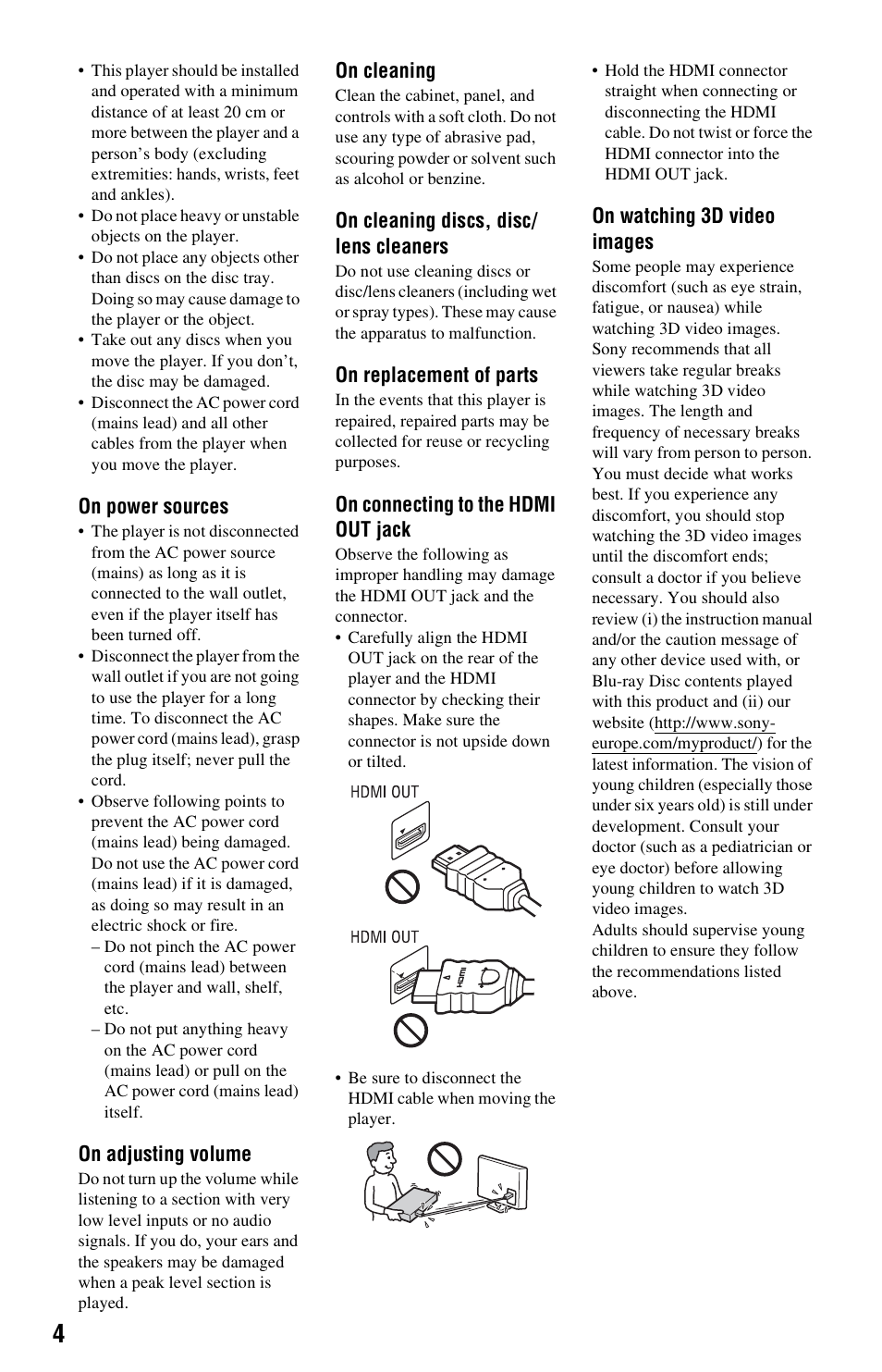 Sony 4-188-206-11(1) User Manual | Page 4 / 39