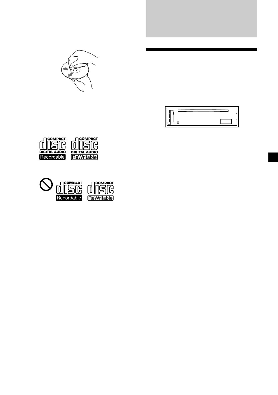 Getting started, Resetting the unit | Sony CDX-CA580X User Manual | Page 7 / 40