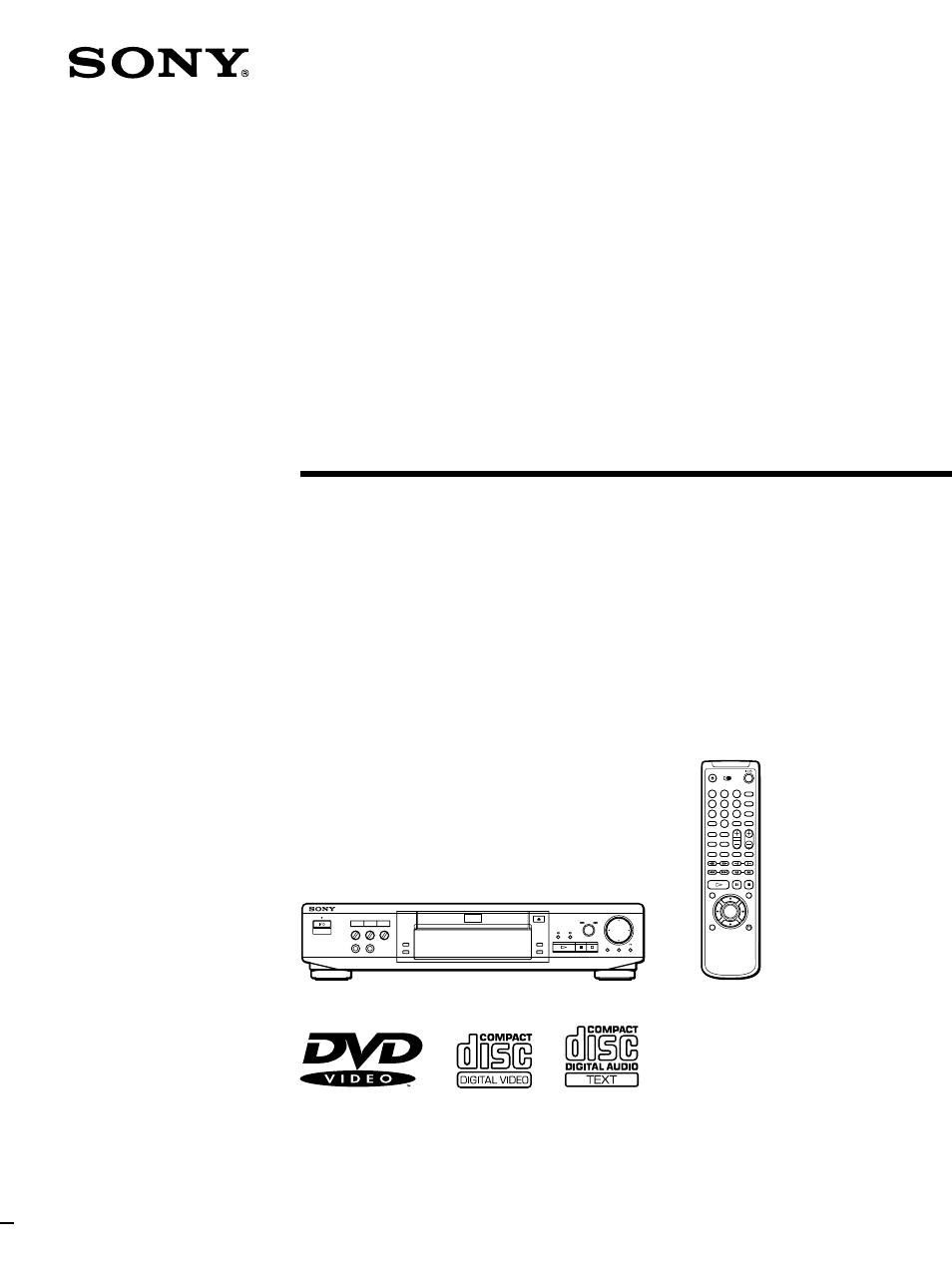 Sony DVP-K330 User Manual | 72 pages