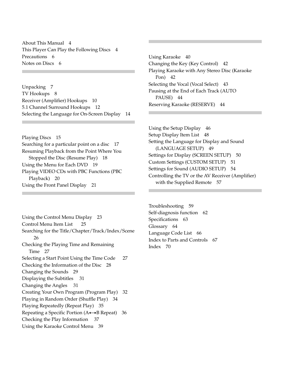 Sony DVP-K330 User Manual | Page 3 / 72