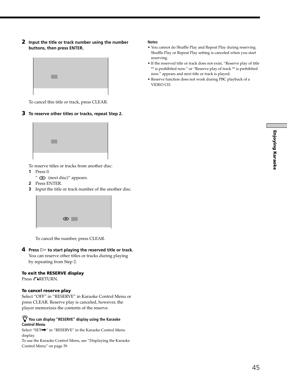 Sony DVP-K330 User Manual | Page 45 / 72