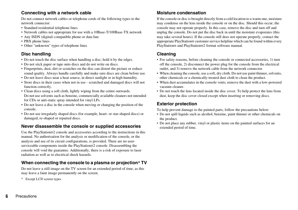 Sony SCPH-75002 User Manual | Page 6 / 56