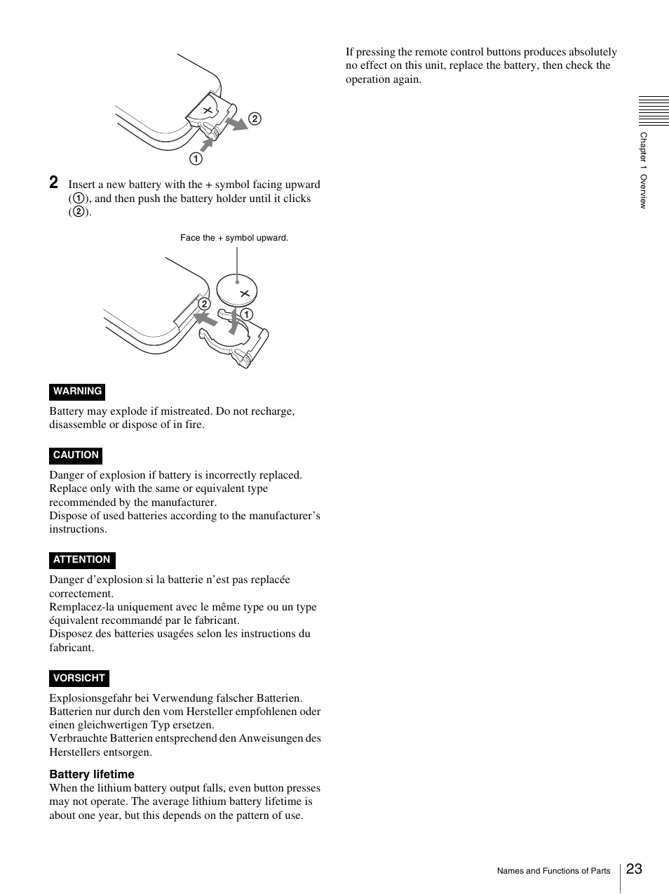 Sony PDW-F30 User Manual | Page 23 / 115