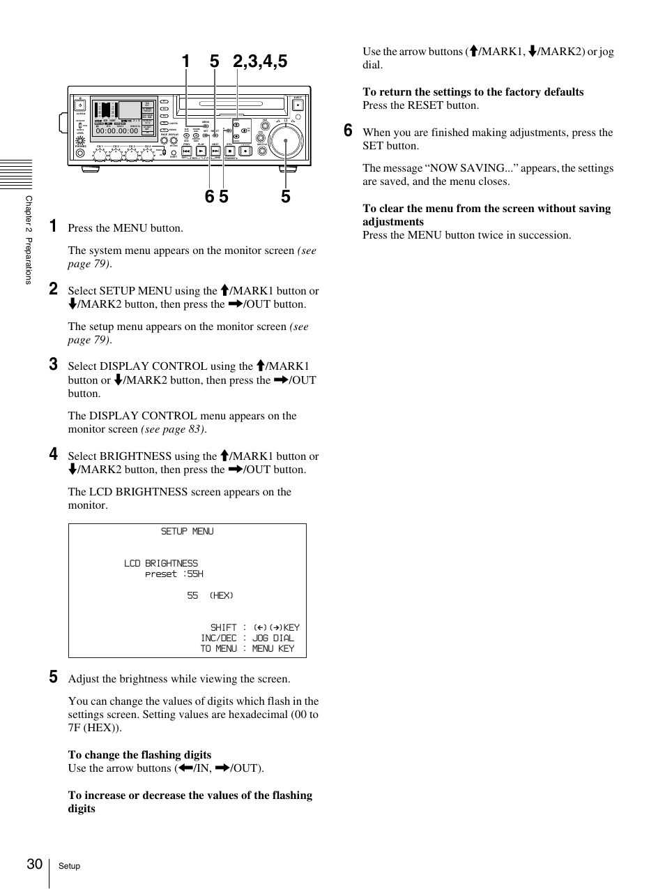 Sony PDW-F30 User Manual | Page 30 / 115