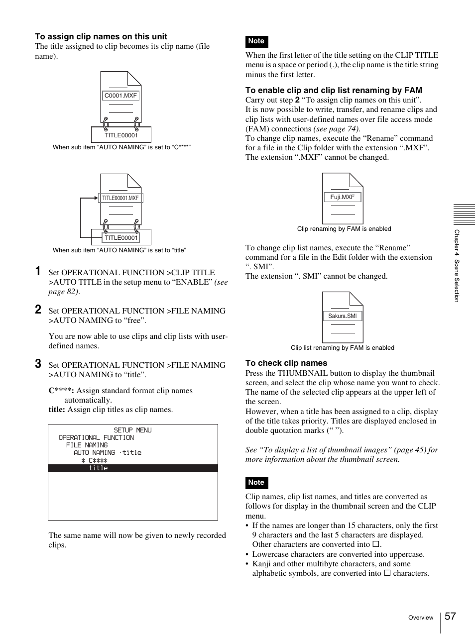 Sony PDW-F30 User Manual | Page 57 / 115