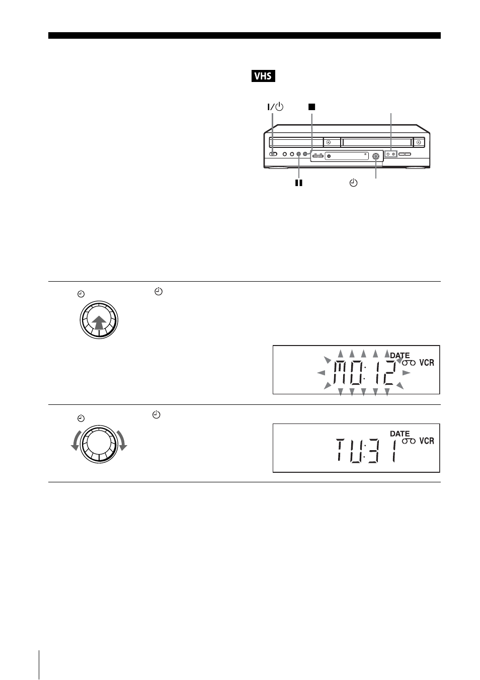 Recording tv programmes using dial timer, Slv-d950b only) | Sony SLV-D910B User Manual | Page 52 / 128