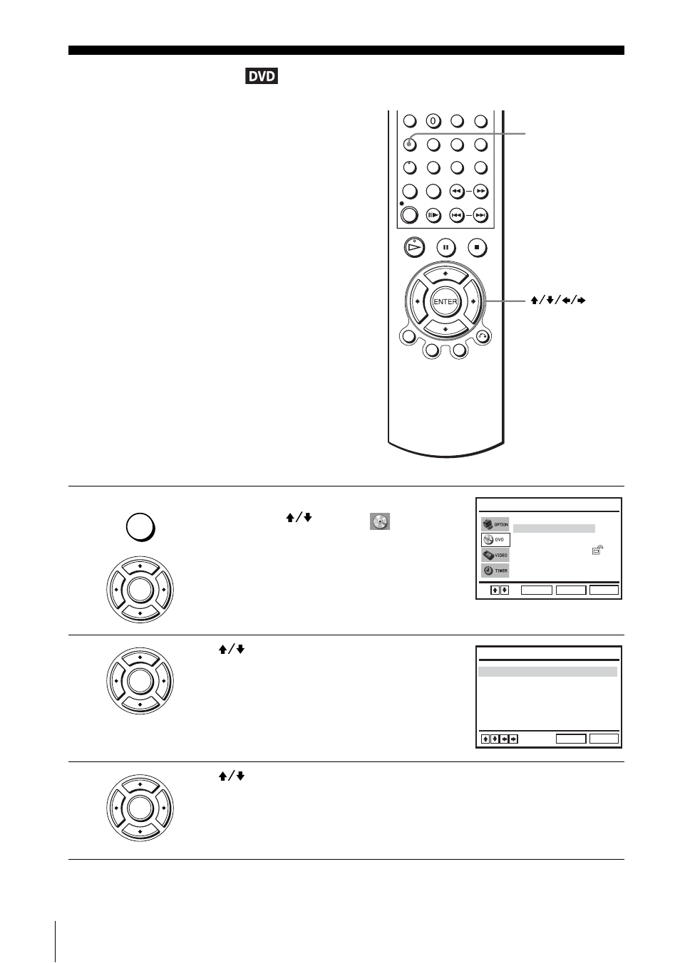 Dvd settings and adjustments, Audio setup | Sony SLV-D910B User Manual | Page 62 / 128